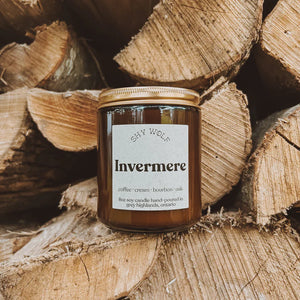 Invermere - Autumn Candle - Coffee Bourbon Candle - Fall