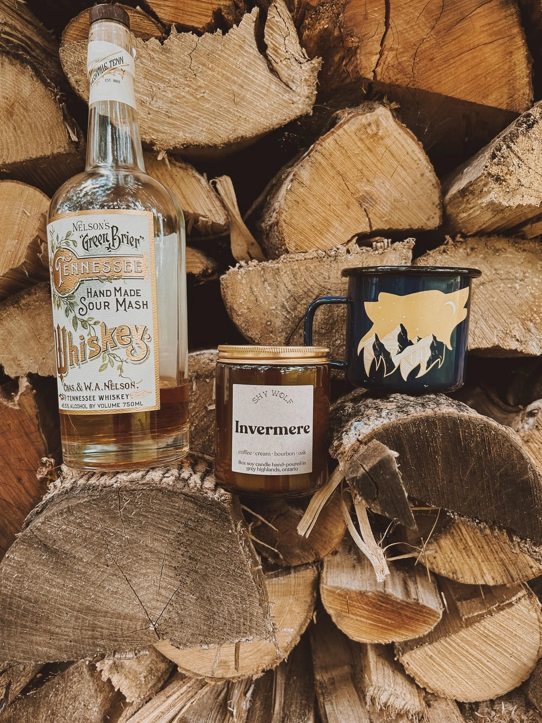 Invermere - Autumn Candle - Coffee Bourbon Candle - Fall