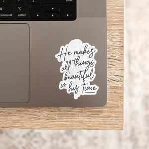 He Makes All Things Beautiful Christian Sticker