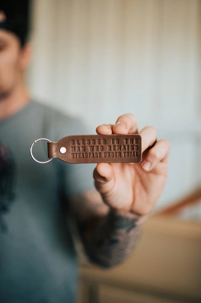 Steadfast Key Fob | Christian Gift Keychain