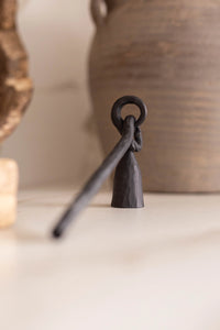 Candle Snuffer Black Iron