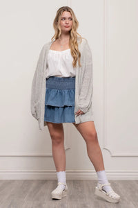 the Rianne summer cardigan - sage