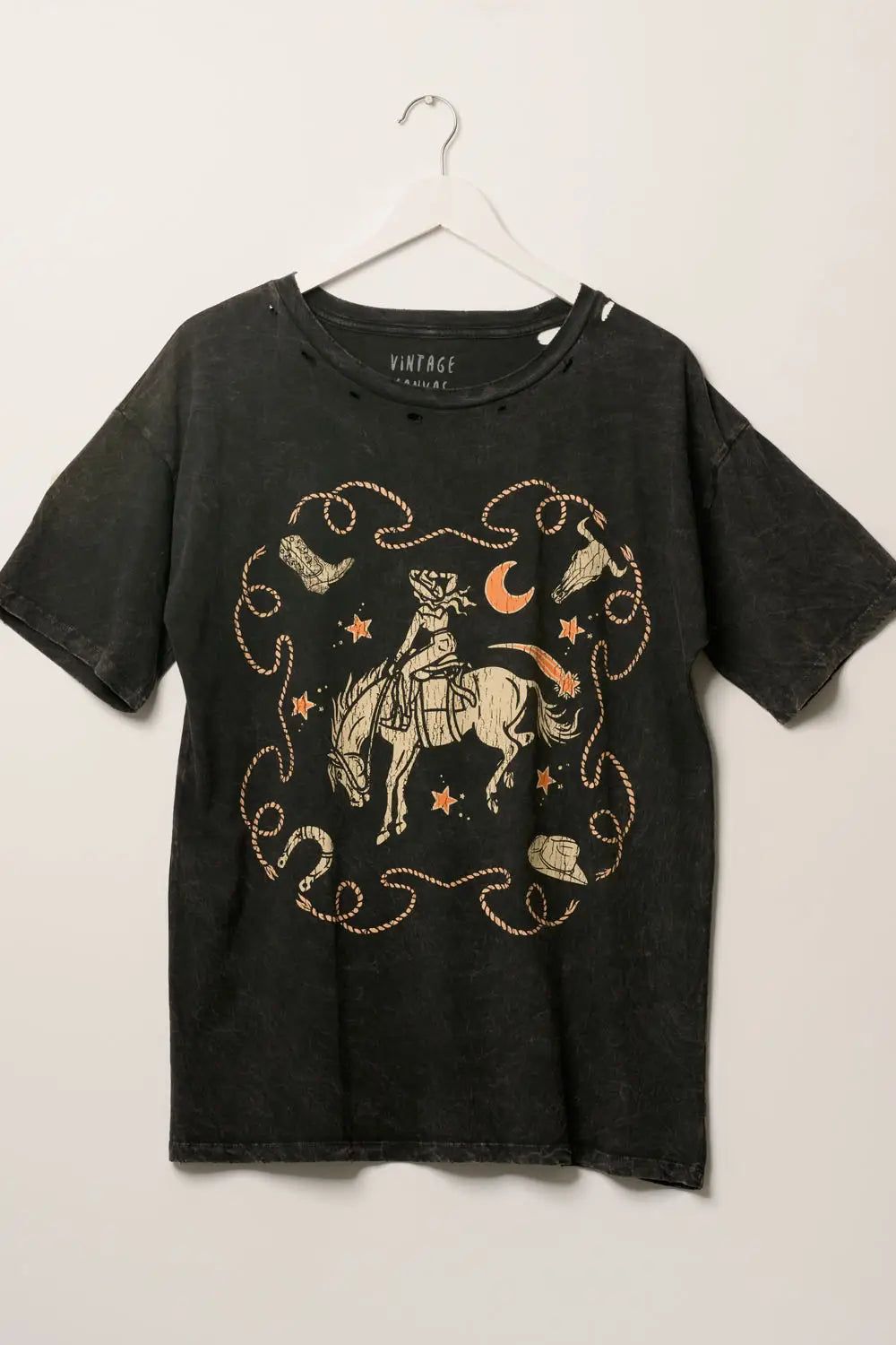the cowgirl riding tee