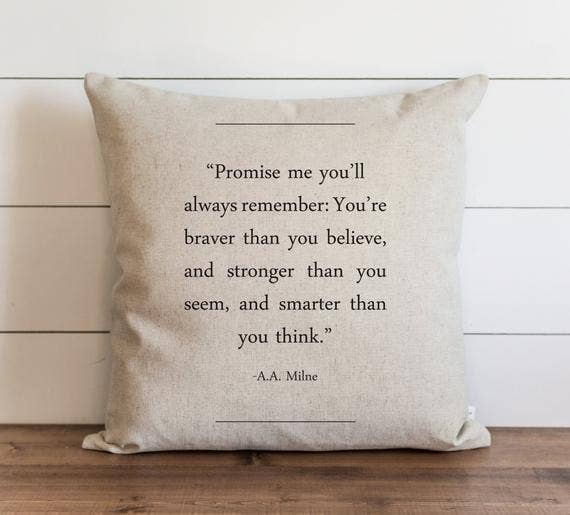 Book Collection AA Milne Pillow Cover