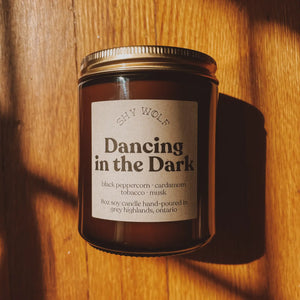 Dancing in the Dark - Soy Candle - Peppercorn Musk Tobacco