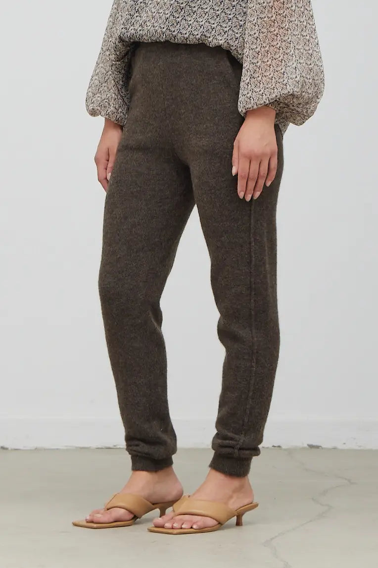 the Renly Wool Blend Knit Joggers
