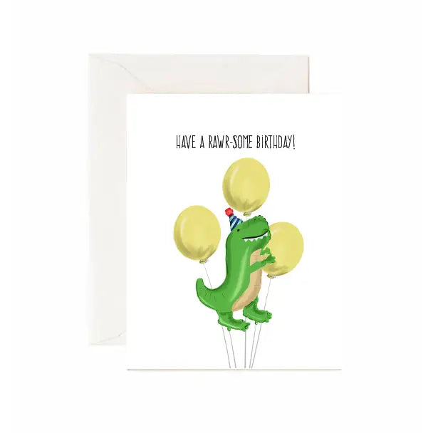 Have A Rawr-some Birthday! - Greeting Card