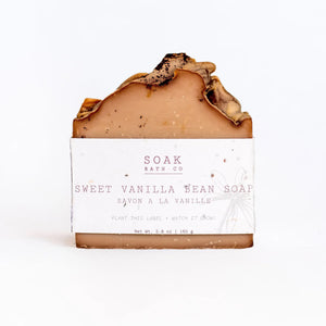 Soak bath co - Sweet Vanilla Bean Soap