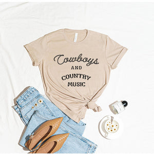 Cowboys and Country Music - graphic tee