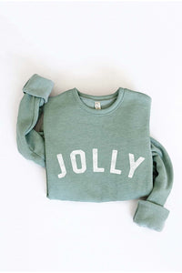 Jolly plus sized relaxed fit sweatshirt