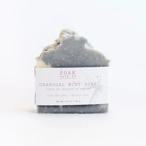 Soak bath co - Charcoal Mint Soap