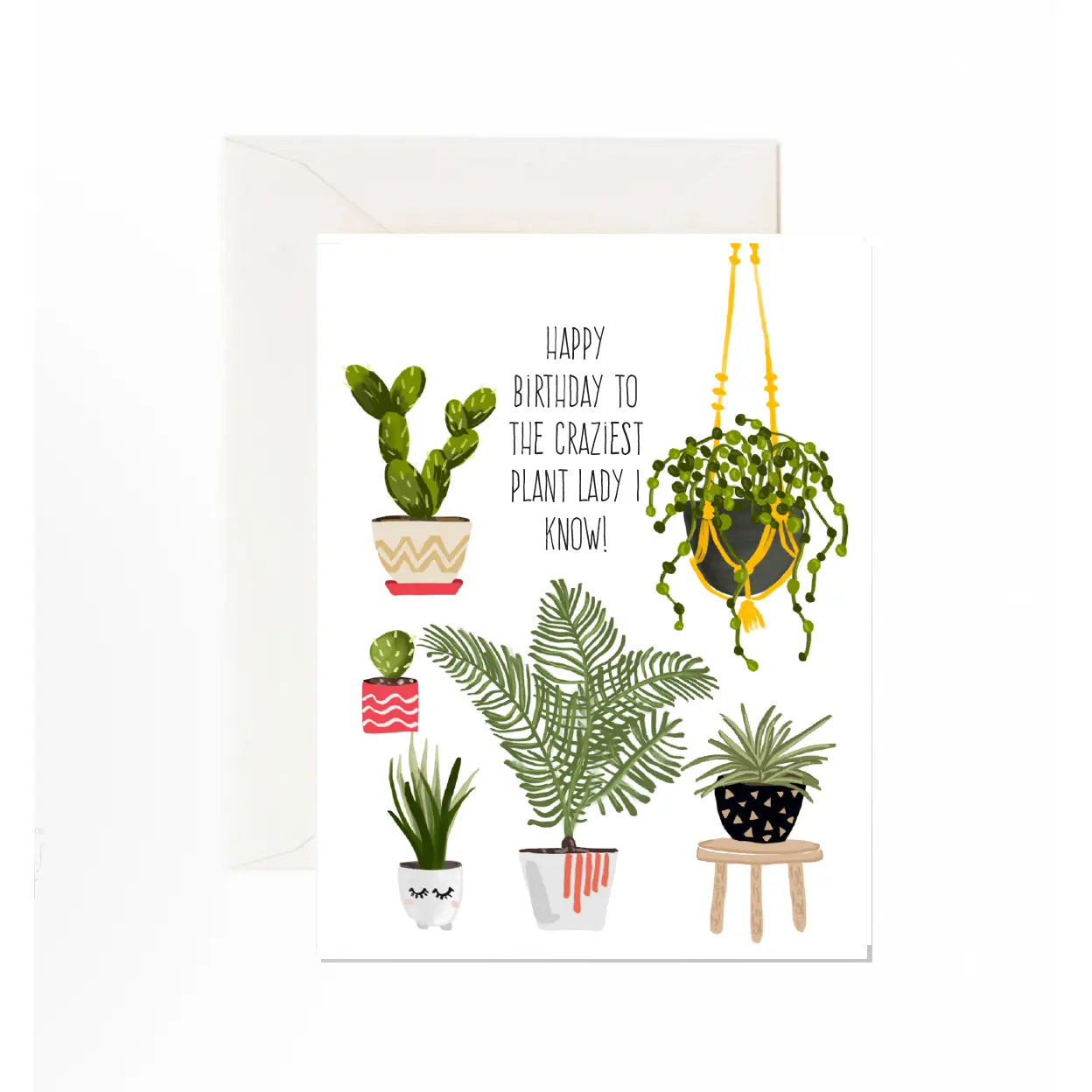 Happy Birthday Plant Lady- Greeting Card