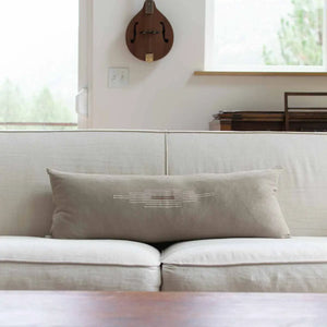 Extra Long Lumbar Pillow Cover in Tranquil