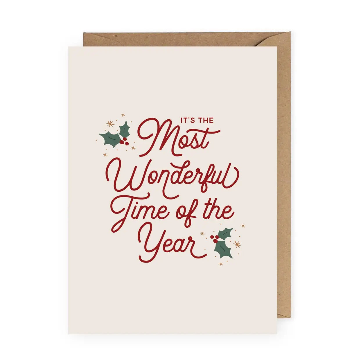 Most Wonderful Time of Year Card - BOX SET of 5